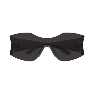 Balenciaga Hourglass Mask Sunglasses Black