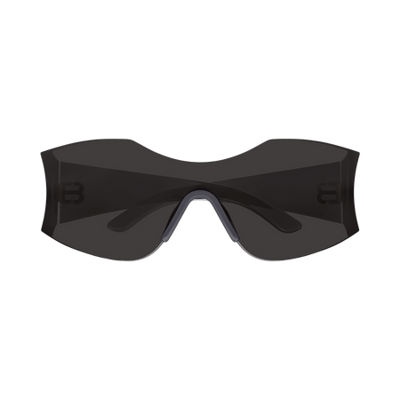 Balenciaga Hourglass Mask Sunglasses Black