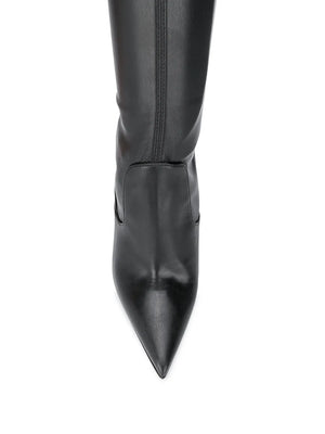 Eva thigh-high leather boots