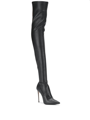 Eva thigh-high leather boots
