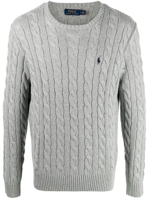 cable knit knitted sweatshirt