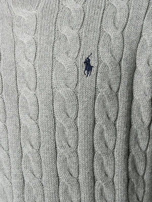 cable knit knitted sweatshirt