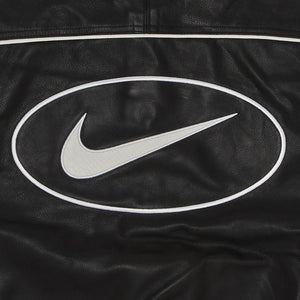 Supreme x Nike Leather Varsity Jacket Black