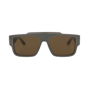 Gucci Square Sunglasses Grey/Brown