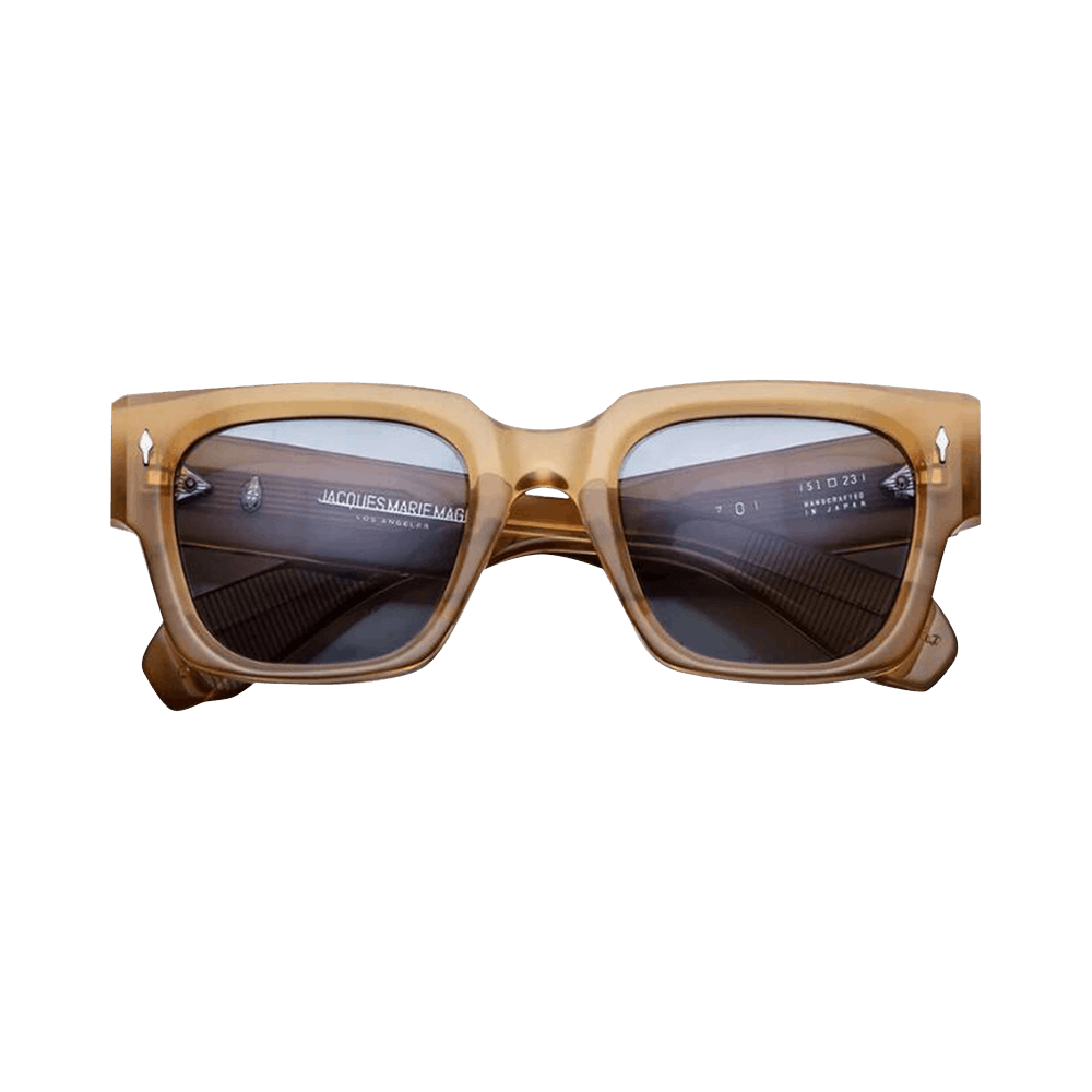 Jacques Marie Mage Enzo Saffron Sunglasses Brown/Blue