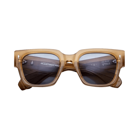 Jacques Marie Mage Enzo Saffron Sunglasses Brown/Blue