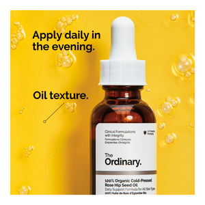 100% Organic Cold-Pressed Rose Hip Seed Oil