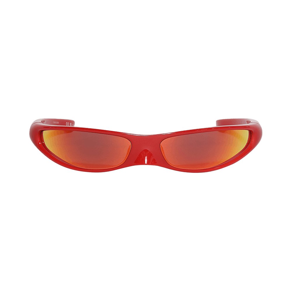 Balenciaga Shield Sunglasses Red