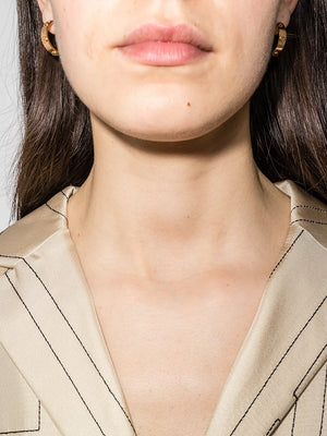 Miller stud hoop earrings