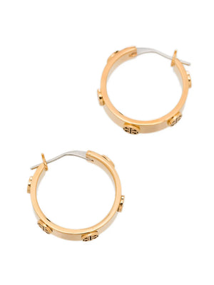 Miller stud hoop earrings