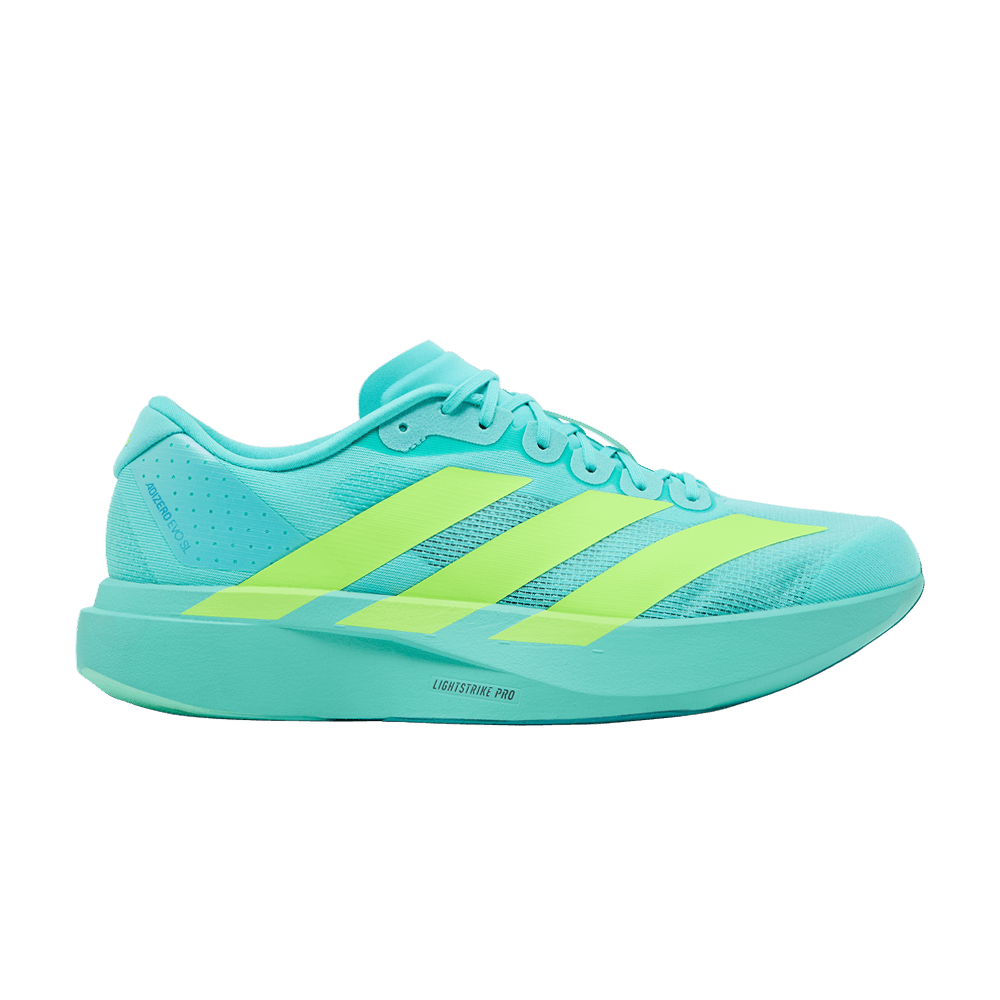 adidas Adizero Evo SL Flash Aqua Lucid Lemon