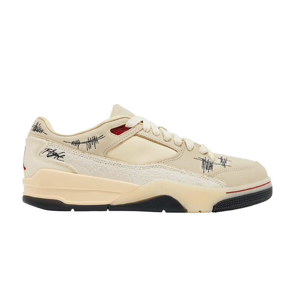 Air Jordan Who Decides War x Wmns Jordan Flight Court 'The World Is Your Court - Crèpe'