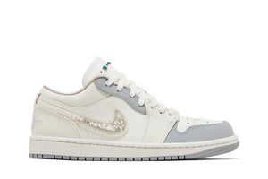 Wmns Air Jordan 1 Low 'Sail Soft Pearl Sequins'