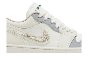Wmns Air Jordan 1 Low 'Sail Soft Pearl Sequins'