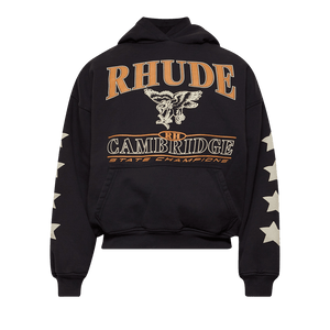Rhude Cambridge State Champs Hoodie Vintage Black