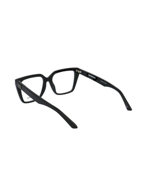 square-frame logo-detail glasses