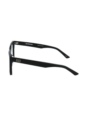 square-frame logo-detail glasses