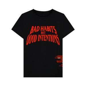 VLone x Nav Good Intentions Black T-Shirt