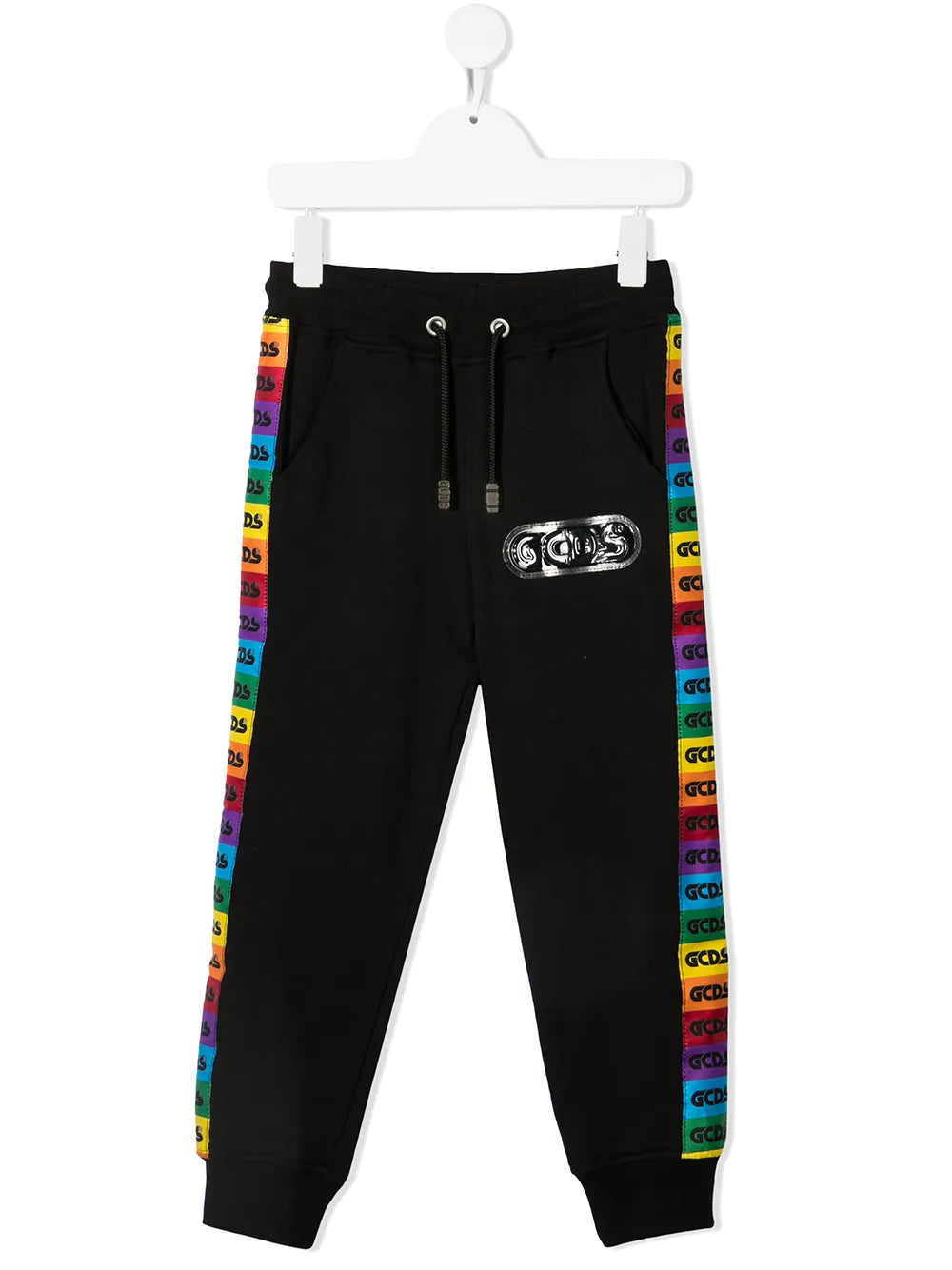 rainbow logo-tape track pants