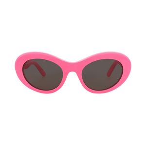 Balenciaga Round Sunglasses Pink/Grey