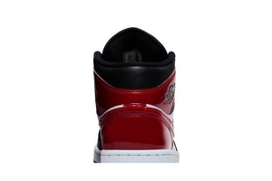 Air Jordan 1 Mid Patent Bred Toe