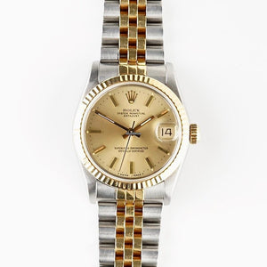 Rolex | Datejust | Rolex 68273 | Gold/Steel | 31 mm mm | Gold/Steel | Champagne | Automatic