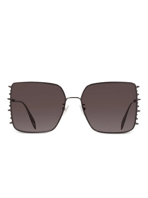oversize-frame tinted sunglasses