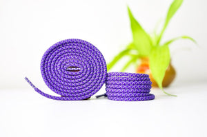 Reflective Rope Laces- Purple Yeezy Laces Kicks Machine