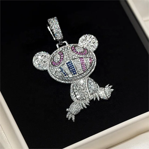 MURAKAMI PANDA ICED OUT PENDANT