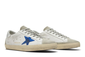 Golden Goose Superstar White Electric Blue