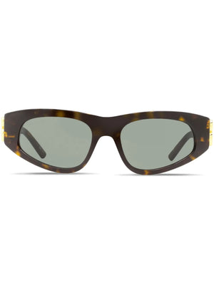 logo-plaque arm sunglasses