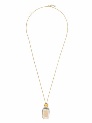 Orbita octagon cut crystal necklace