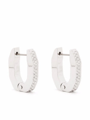 Dextera octagonal hoop earrings