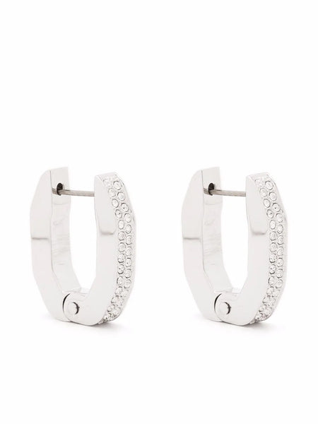 Dextera octagonal hoop earrings