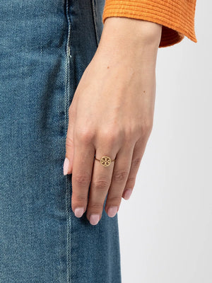 logo-motif ring