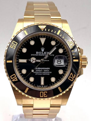 Rolex | Submariner | 126618LN | Yellow gold | Yellow gold | Black | Automatic