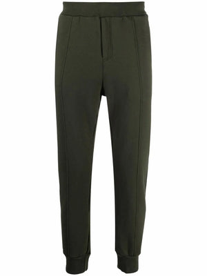 slip-on cotton track trousers