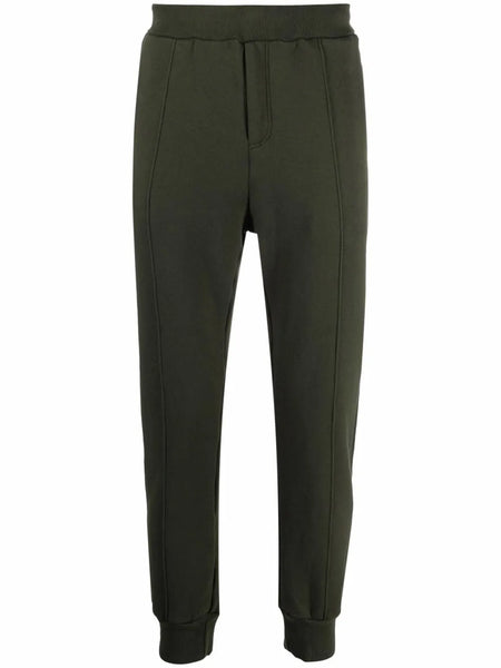 slip-on cotton track trousers