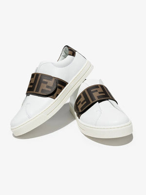 logo-strap low-top sneakers