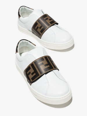 logo-strap low-top sneakers