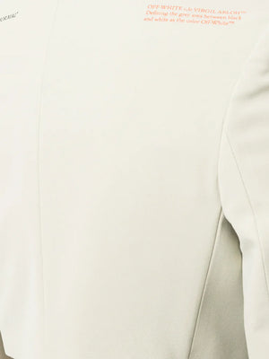 single-breasted cropped blazer