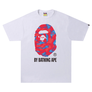 BAPE Stroke Camo T-Shirt - White