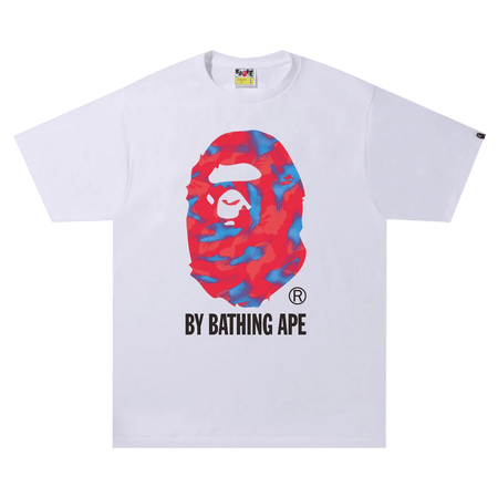 BAPE Stroke Camo T-Shirt - White