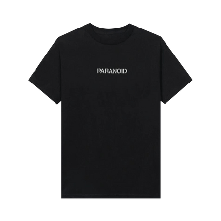 Anti Social Social Club Undefeated Paranoid Logo T-Shirt Black