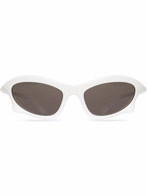 Bat rectangle-frame sunglasses