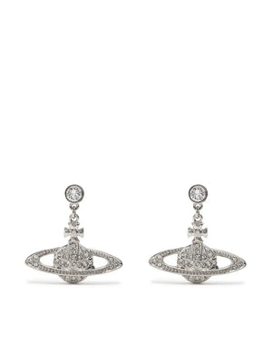 crystal orb earrings