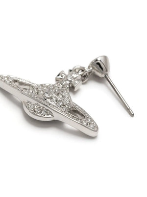 crystal orb earrings