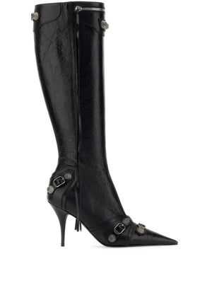 90mm Cagole leather boots