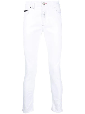 mid-rise skinny jeans