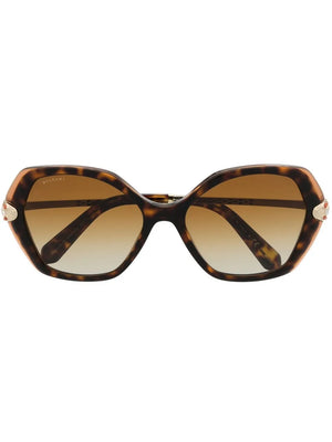 tortoiseshell cat-eye frame sunglasses